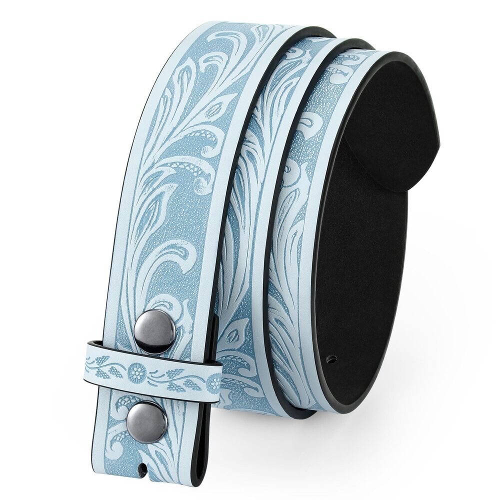 3244 Men Women Western Belt Strap Without Buckle 1.5" Wide Cowboy Cowgirl